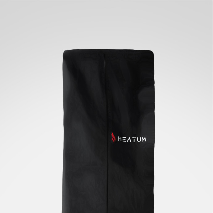 Gāzes sildītājs piramīdas formā Heatum Athena Sudraba