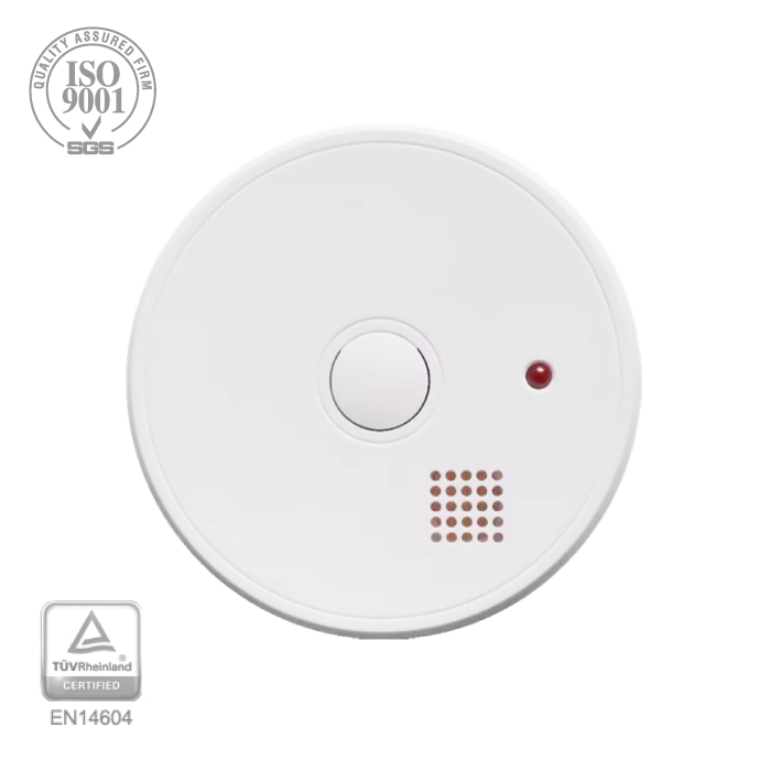 Dūmu detektors XP-350 ar maināmu 9V akumulatoru (6 gab.)