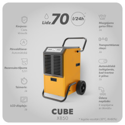 Adolus Cube X850 gaisa sausinātājs