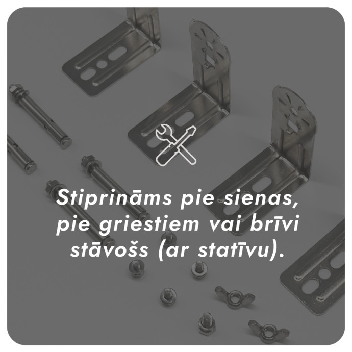 Infrasarkanais sildītājs Heatum CORE H2000R Silver