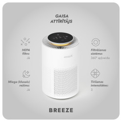 Gaisa attīrītājs Adolus BREEZE 6W + Filtrs