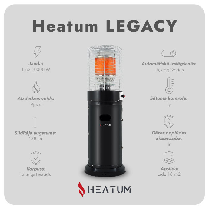 Heatum Legacy gāzes sildītājs