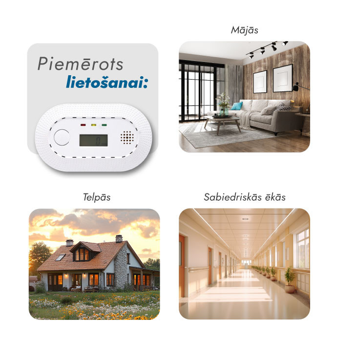 CO detektors LP10-2, 10 gadi