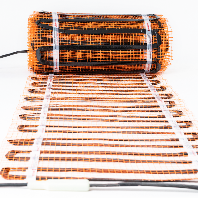 Elektriski apsildāms grīdas paklājs - režģis Warmset Black 150 W (150-05)