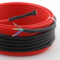 Grīdas apsildes elektriskais kabelis HEATUM 12 W/m - 50 m