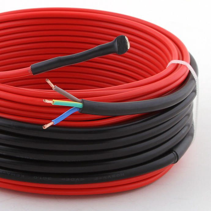 Grīdas apsildes elektriskais kabelis HEATUM 12 W/m - 50 m