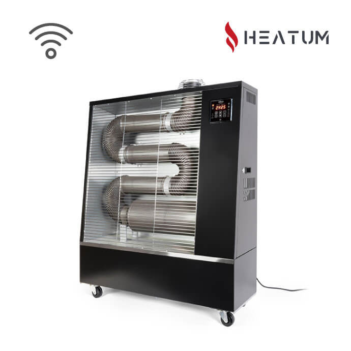 HEATUM dīzeļdegvielas infrasarkanais sildītājs 13 kW ar Wi-Fi 1