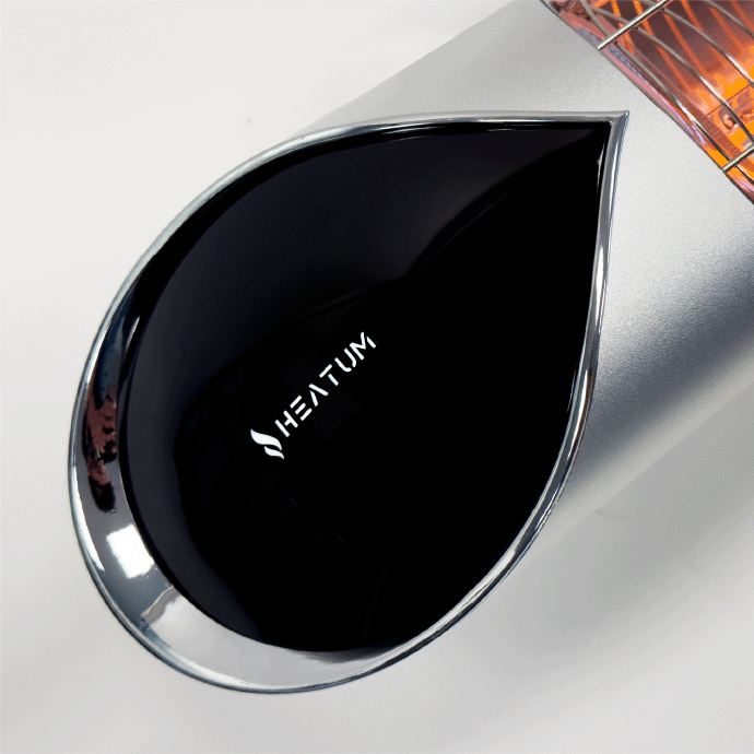 Infrasarkanais sildītājs Heatum CORE H2000R Silver