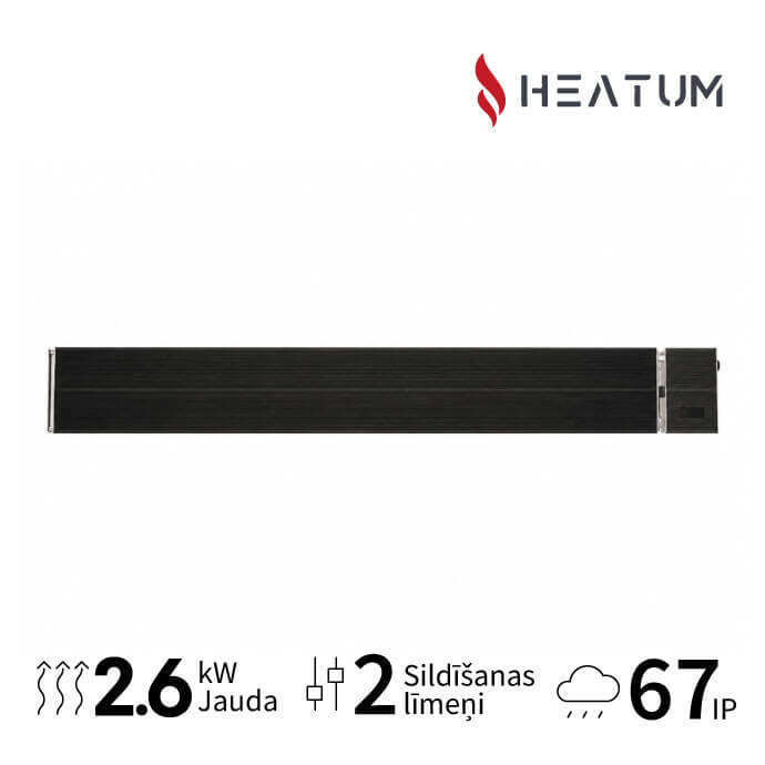 Infrasarkanais sildītājs Heatum H2600R EVOLUTION 1