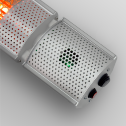 Infrasarkanais sildītājs Heatum URBAN H2000R Silver