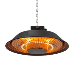 Infrasarkanais sildītājs Heatum AURA H1500 Black